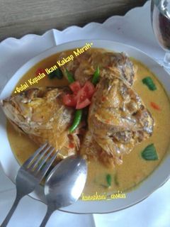 Foto resep Gulai Kepala Ikan Kakap Merah