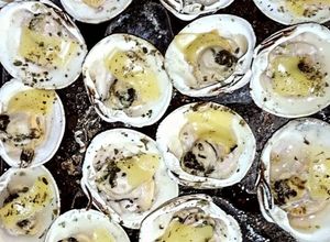 Una foto de Almejas a la Parmesana