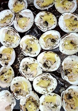 Una foto de Almejas a la Parmesana