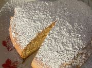 Una foto di torta al limone