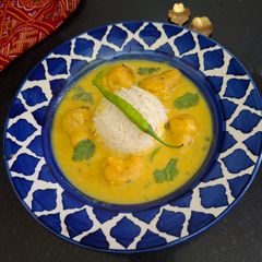 Kadhi Badi Without Onion Garlic Special Kadhi Badi With Boiled Rice/ Kadhi Badi For Summer!! A picture of Kadhi Badi Without Onion Garlic Special Kadhi Badi With Boiled Rice/ Kadhi Badi For Summer!!.