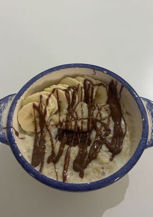 Une photo de Porridge au fruit supplément choco