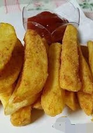 صورة لوصفة بطاطس بالبيتزا