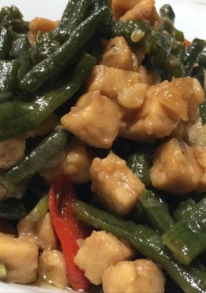 Foto resep Tumis Kacang Panjang Tempe