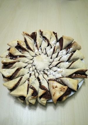 Nutellás csavart recept fotója