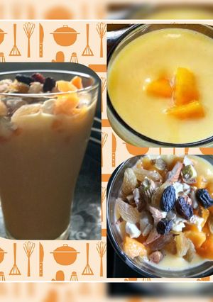 A picture of Mango Custard.