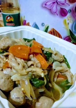 Foto resep Tumis jamur wortel cabe hijau
