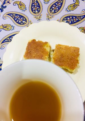 صورة لوصفة تشيز كيك البسبوسة