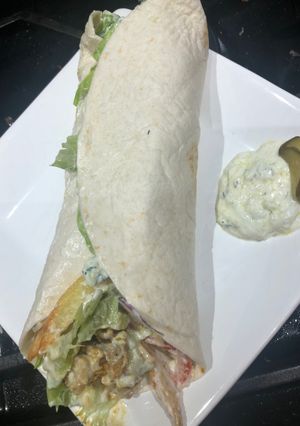 O poză a rețetei Gyros cu pui.