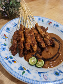 Foto resep Sate Ayam Teflon Bumbu Kacang