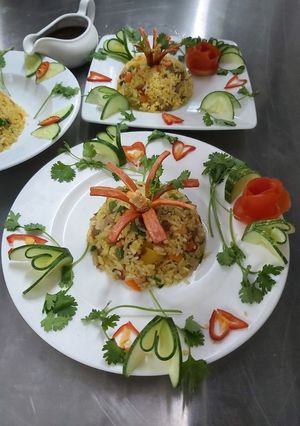 Hình của món Cơm chiên dương châu.