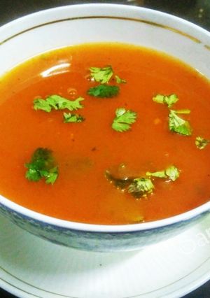A picture of Tomato Coriander Healthy Soup.