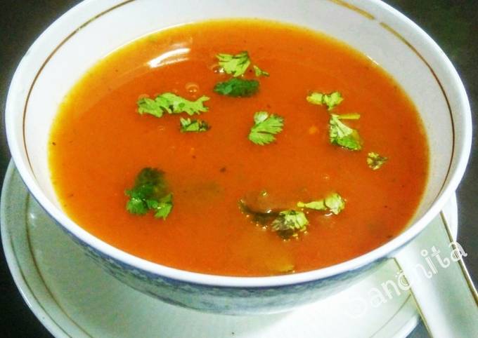 Easiest Way to Make Super Quick Homemade Tomato Coriander Healthy Soup