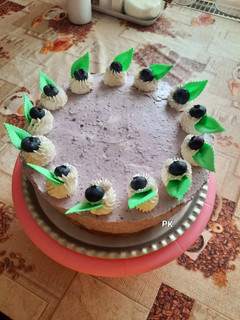 Áfonyás sajttorta recept fotója