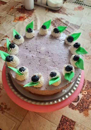 Áfonyás sajttorta recept fotója