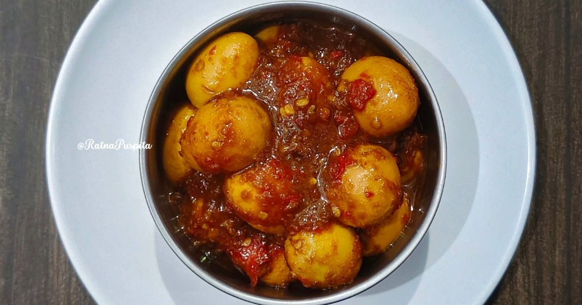 Telur Puyuh Pedas Manis