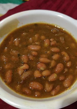 A picture of Rajma ki sabzi.