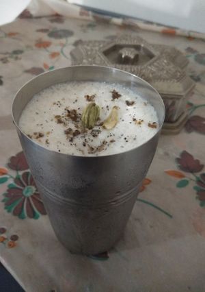 A picture of Punjabi sweet lassi.