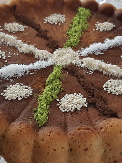 عکسی از دستور کیک نسکافه و گردو فاطمه پز 🥮