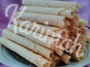 Gambar opak gambir tepung kanji