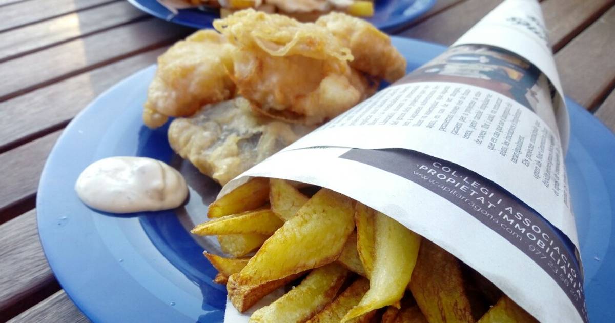 Tradicional Fish and Chips Receta de Cook_and_Jud- Cookpad