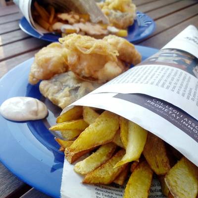 Tradicional Fish and Chips Receta de Cook_and_Jud- Cookpad