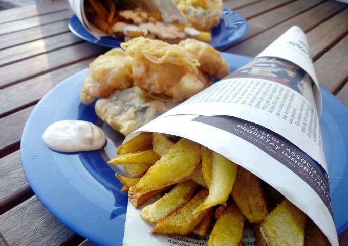 Tradicional Fish and Chips Receta de Cook_and_Jud- Cookpad