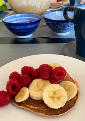 Una foto de Pancakes de Avena