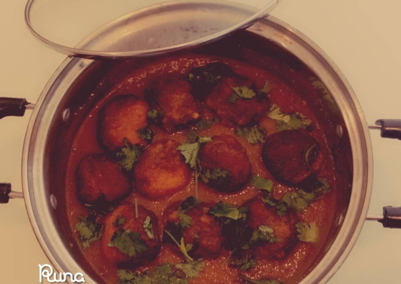 Talapia Fish Ball in Peri Peri Curry