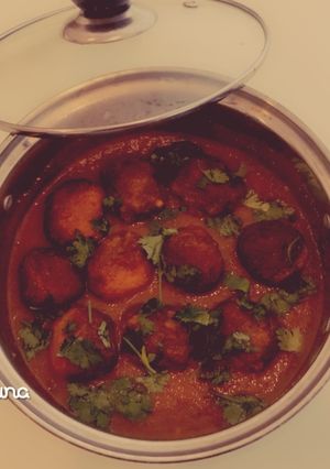 A picture of Talapia Fish Ball in Peri Peri Curry.