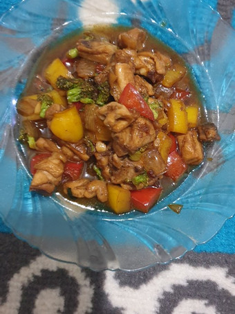 Cara Membuat Ayam paprika lada hitam Untuk Pemula