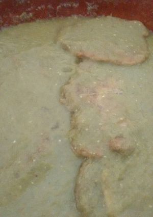 Una foto de Tortas de carne en salsa verde 🤗..!!
