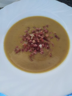 Una foto de Crema de puerros