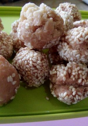 Foto resep Onde onde ketawa mini crispy di luar empuk di dalam