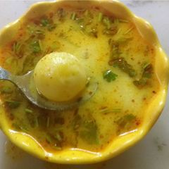 A picture of Baby Potato Curd Curry.