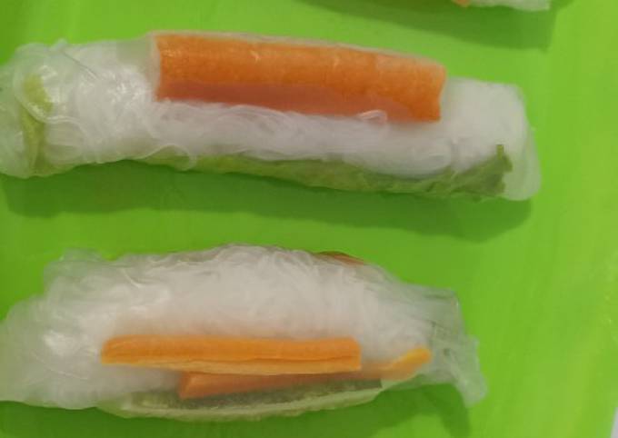 Anti Ribet, Membuat Salad lumpia Yang Mudah