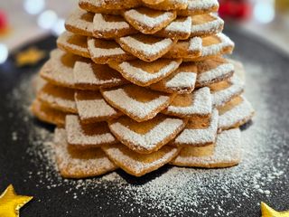 Biscuits Sapin de Noël aux noisettes