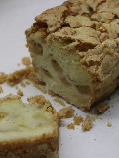 Una foto de Budín manzana con crumble