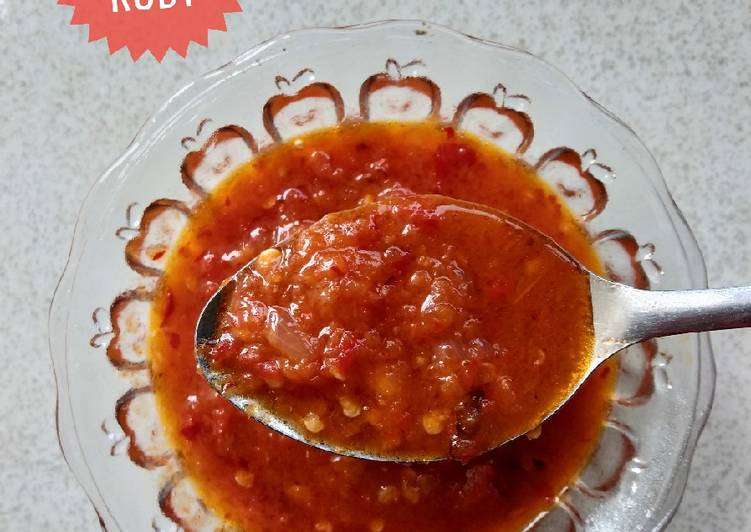  Resep  Sambal  Bawang  Ala Bu Rudy oleh Farhah Cookpad