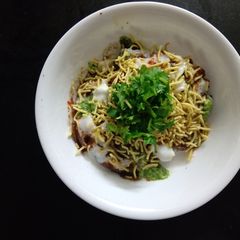 A picture of Pressed potato chat.