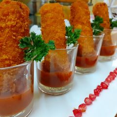 A picture of Crispy veggie sticks.