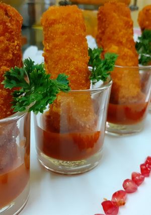 A picture of Crispy veggie sticks.