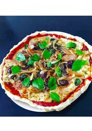 Una foto de Pizza sin gluten