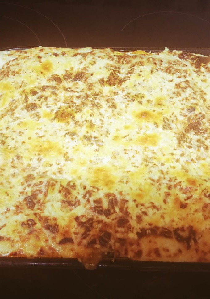 Una foto de Lasaña de vegetales y bacon (opcional)