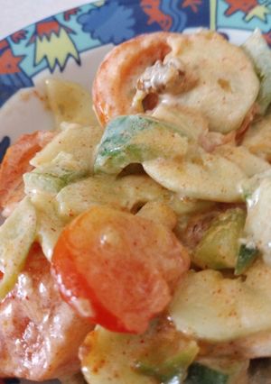 A picture of Cucumber salad.