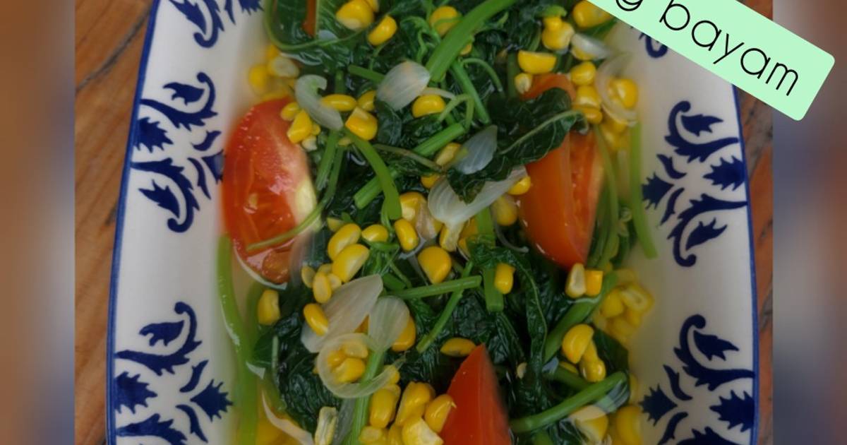 3.195 resep sayur bening bayam sederhana enak dan ...