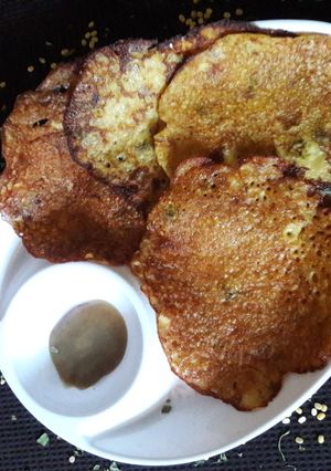 A picture of Moong Daal Pan Cake.