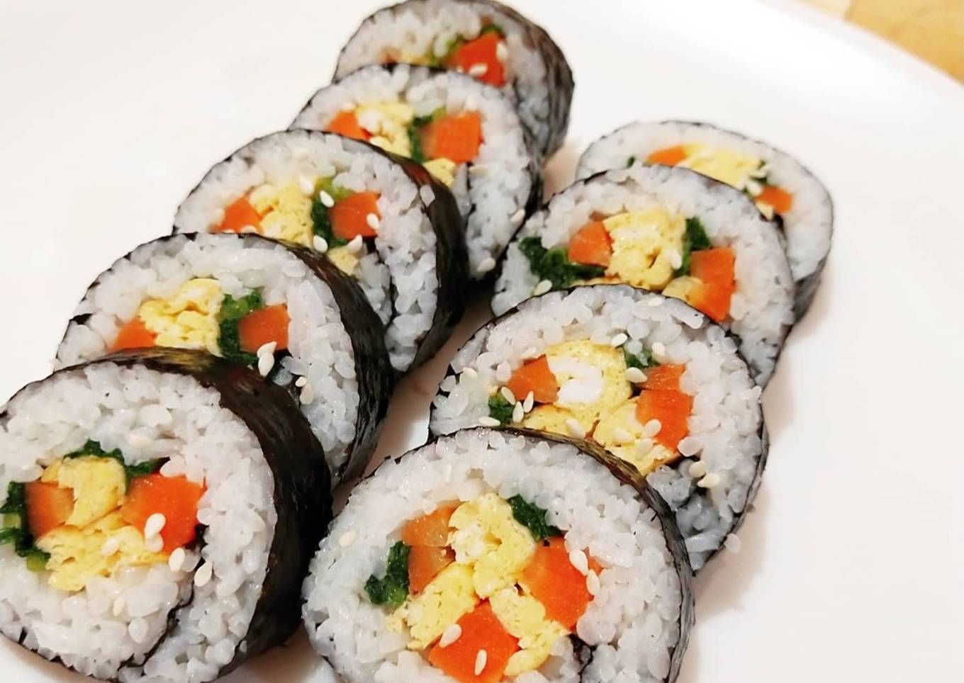 KIMBAB / GIMBAB / KIMBAP / GIMBAP (KOREAN SUSHI) PALING GAMPANG