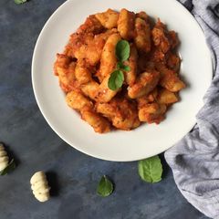 A picture of Red sauce gnocchi.