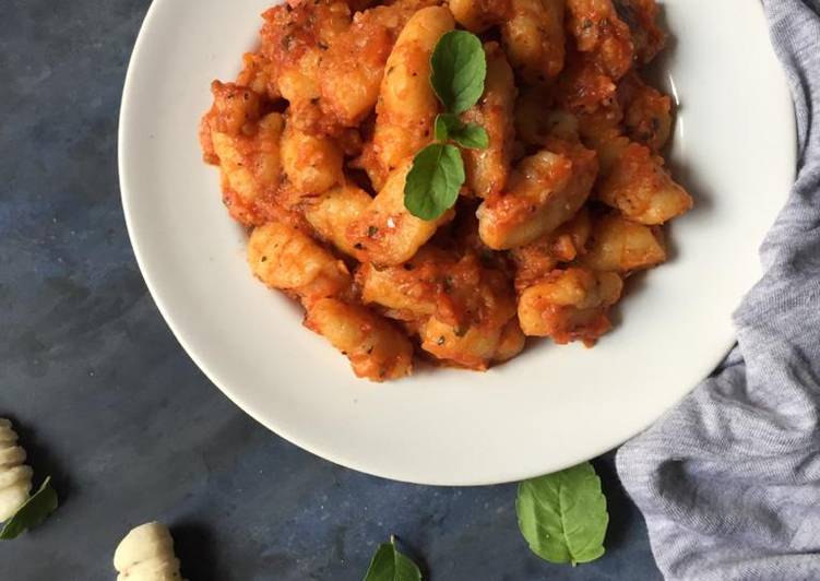 Easiest Way to Serve Delicious Red sauce gnocchi